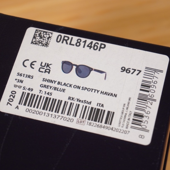 Ralph Lauren Purple Label Gray Black Sunglasses Women Brand New With Tags main image 4